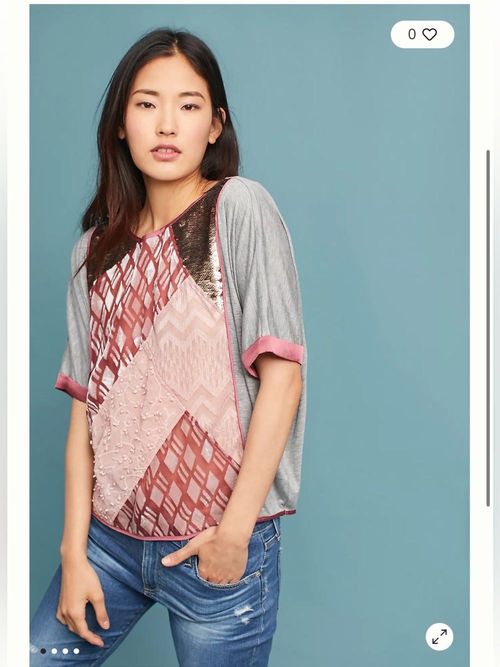 Anthropologie - Tiny top shirt blouse